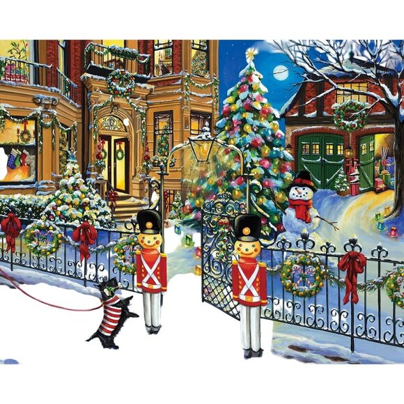 Holiday House 1000-Piece Jigsaw Puzzle By White Mountain - Picture 3 of 3